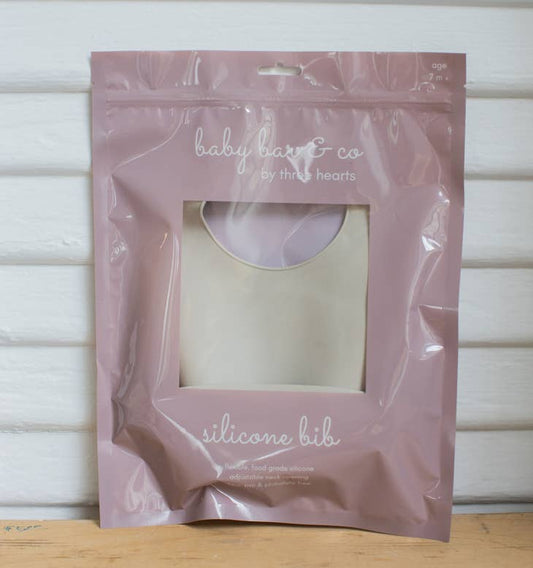 Baby Bar & Co Silicone Bib | Ivory