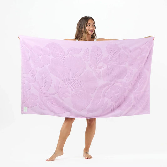 Heipua Beach Towel - Lavande