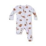 Footballs Playing Football - 2-way Zipper Romper