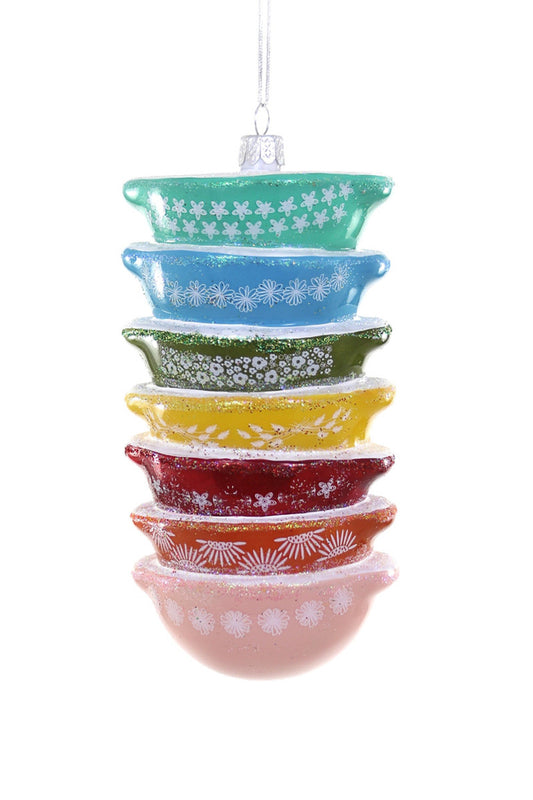 Stacked Rainbow Mixing Bowl | Ornament
