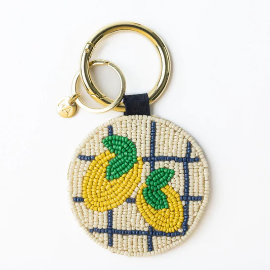 Seed Bead Bag Accessory | Lemons