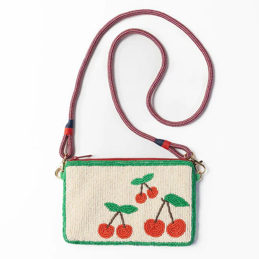 Seed Bead Clutch | Cherries