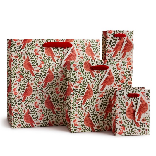 Christmas Cardinals Small Gift Bag