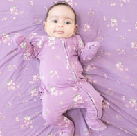 Ruffle back 2 Way Zipper Ruffle Back Footie
