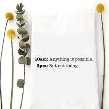 10am 2pm Tea Towel