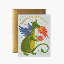 Birthday Dragon Card