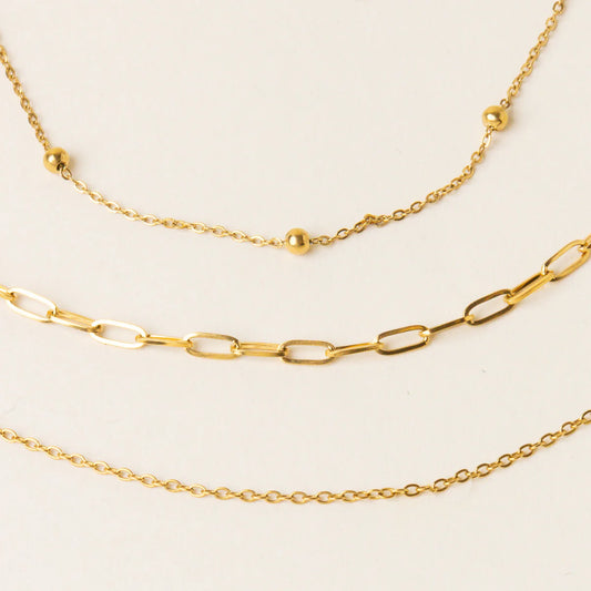 Chloe Beaded Necklace Chain-The Darling Effect