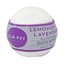 DANI Naturals - Bath Bomb- Lemongrass Lavender