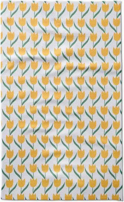 Spring Tulip Flowers Dishcloth Set