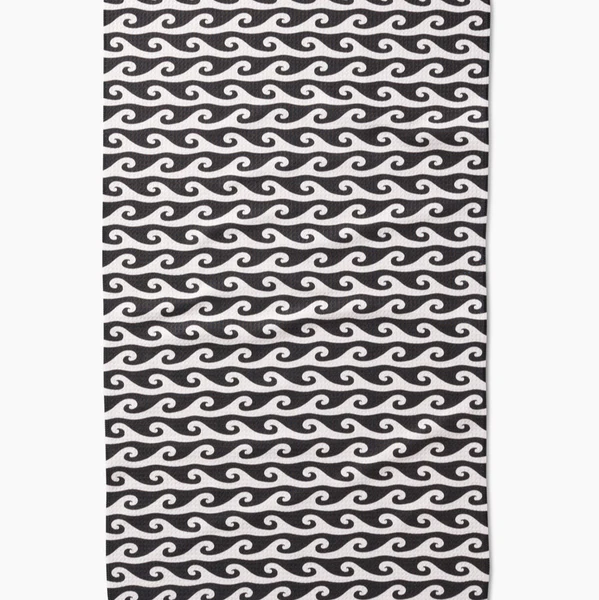 Rolling Waves Tea Towel