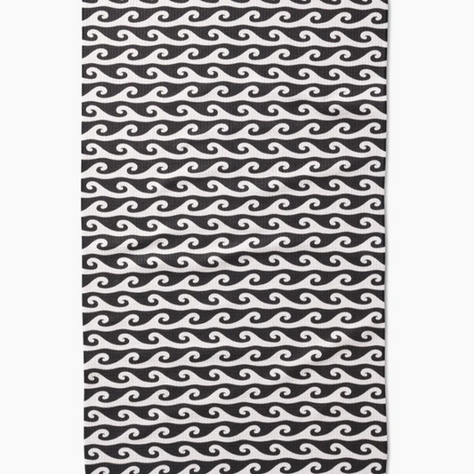 Rolling Waves Tea Towel