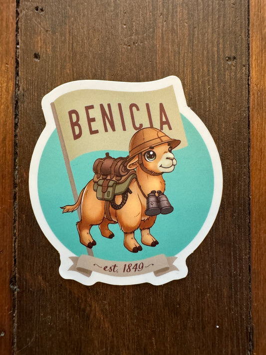 Benicia Camel Sticker