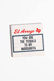 El Arroyo Coasters-Margarita themed