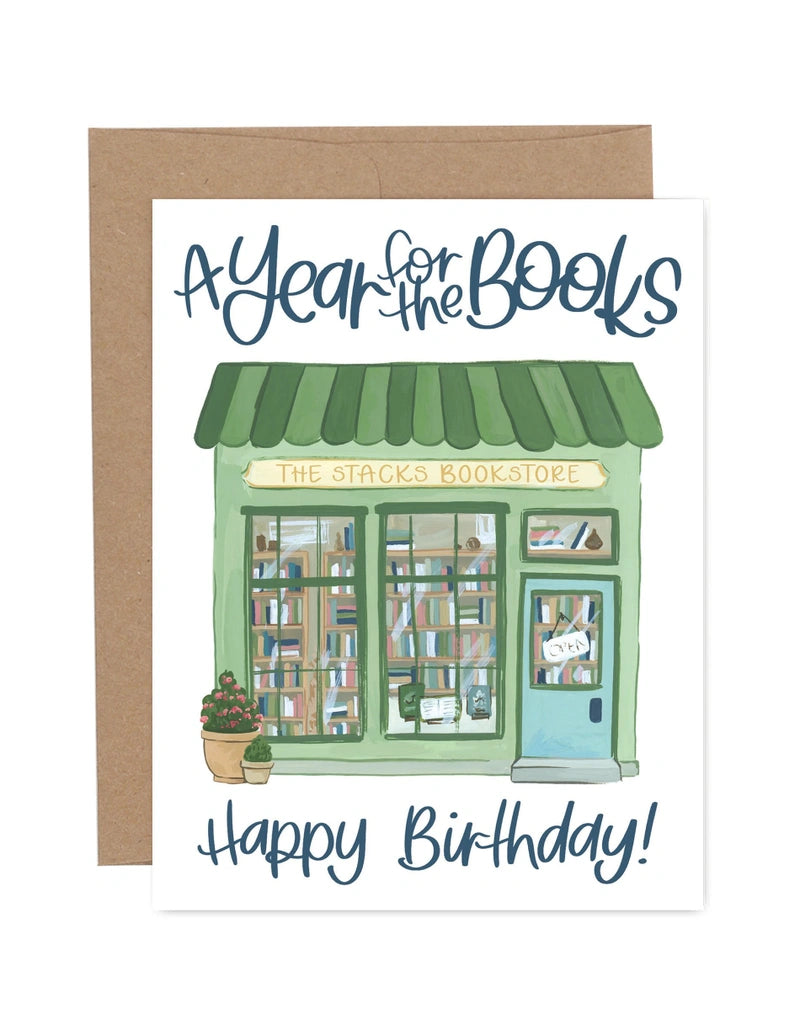 Year for the Books Birthday Card
