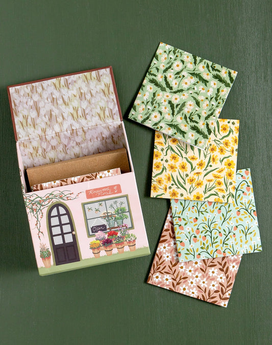 Flower Shop Mini Specialty Greeting Card Box Set