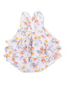 Angel Dear - Citrus Floral - Ruffle Sunsuit