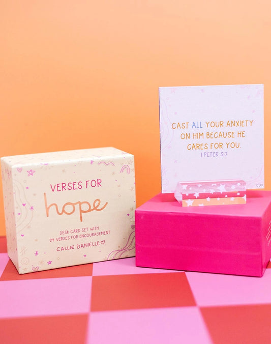 Verses for Hope - Desk Card Set