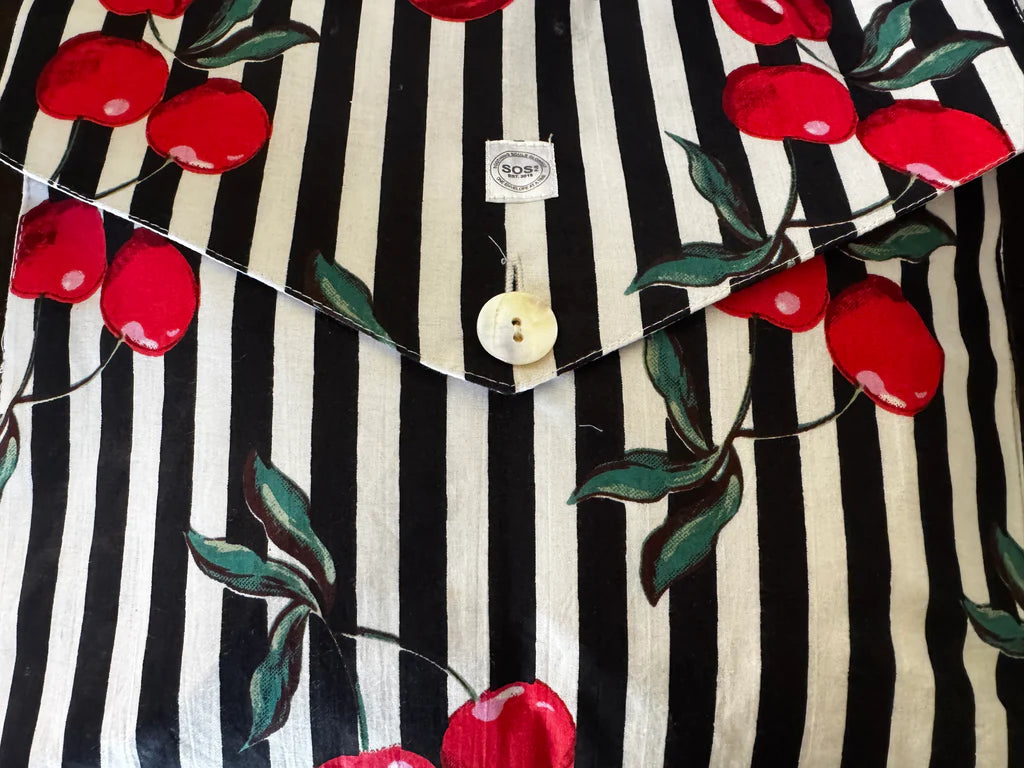 SOS Short Sleeve/Shorts Sleep Set-Cherry