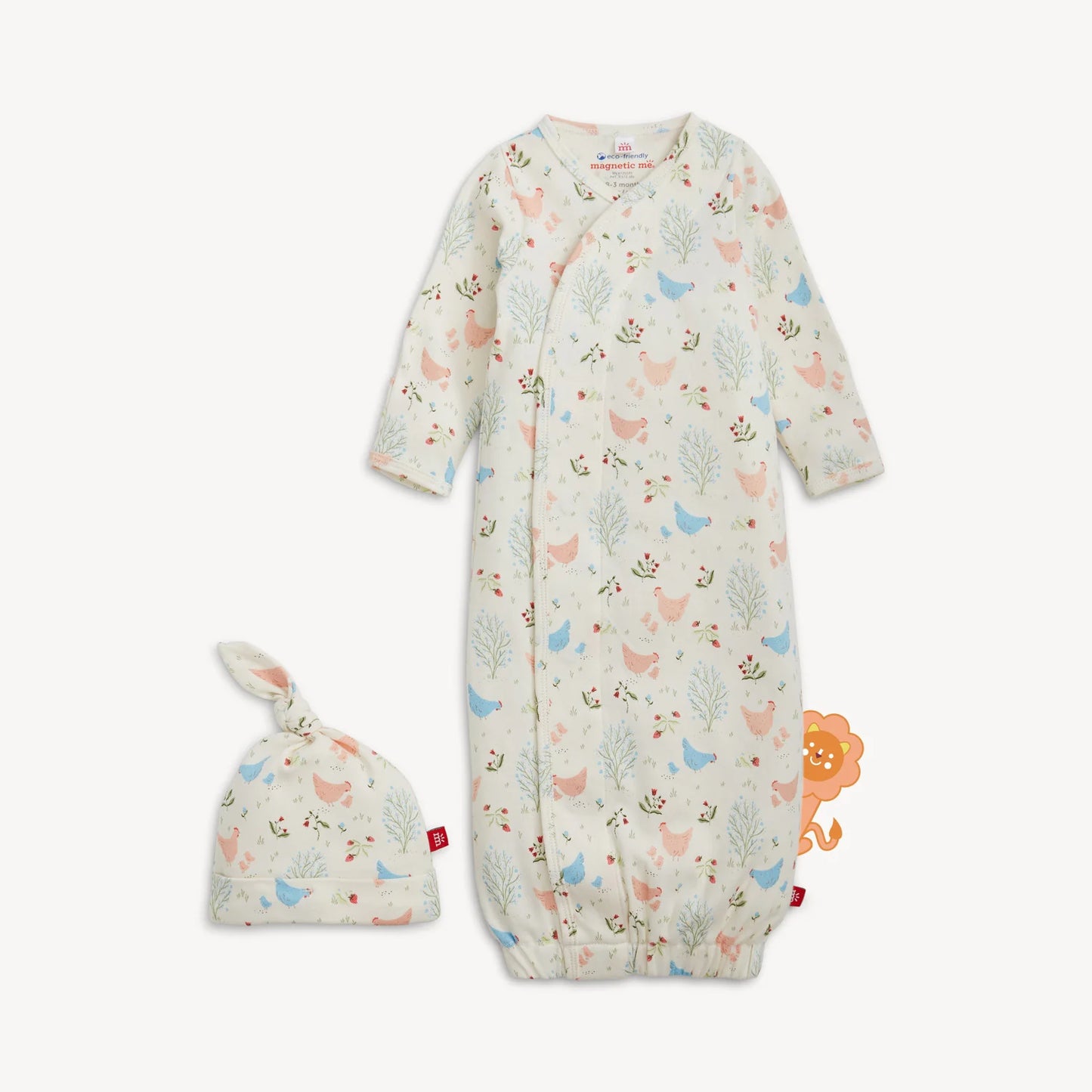 Magnetic Me Chicken Tender Magnetic Gown+Hat