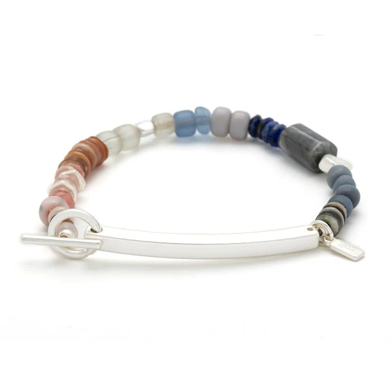 Scout Curated Wears - Hidden Message Bracelet - Amazing/Labradorite/S