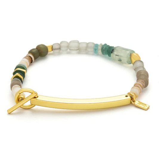 Scout Curated Wears - Hidden Message Bracelet - Unstoppable/Chiltonite/G