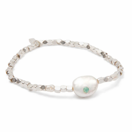 Scout Curated Wears - Pearl Affirmation - Courage/Silver