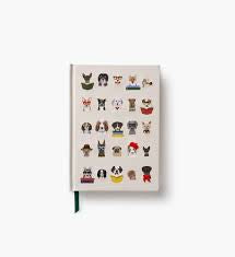 Studious Dogs Embroidered Journal