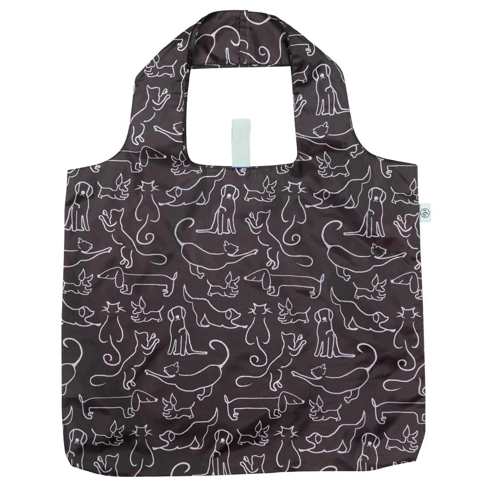 Rockflowerpaper - Dog and Cat Reusable Shopping Bag