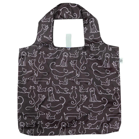 Rockflowerpaper - Dog and Cat Reusable Shopping Bag