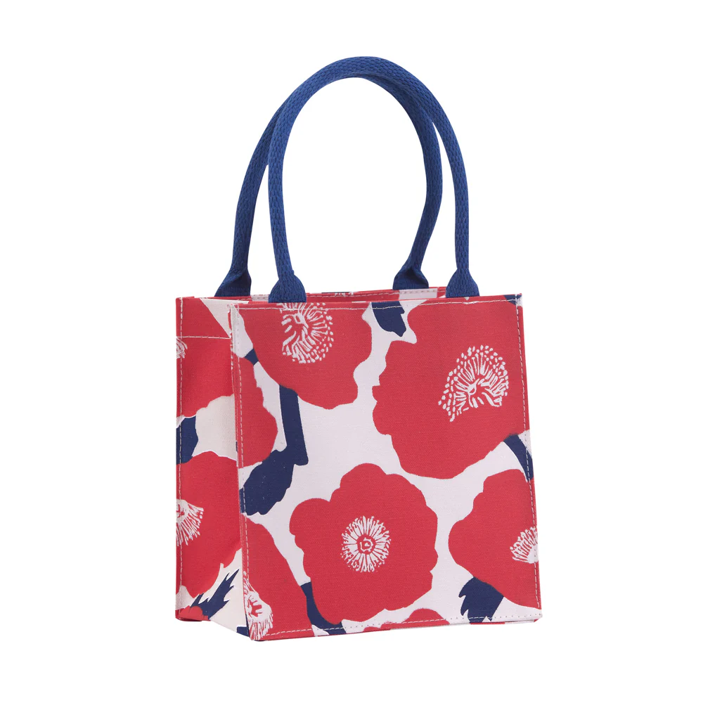 Rockflowerpaper - Poppies Reusable Itsy Bitsy Gift Bag