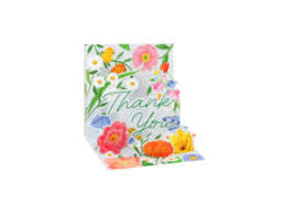 Floral Thank You Pop-Up Card