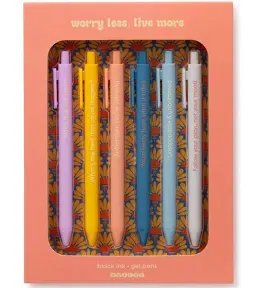Snifty - Worry Less Live More Pen Set