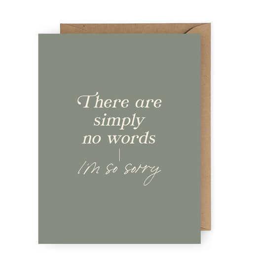There are Simply No Words | Card