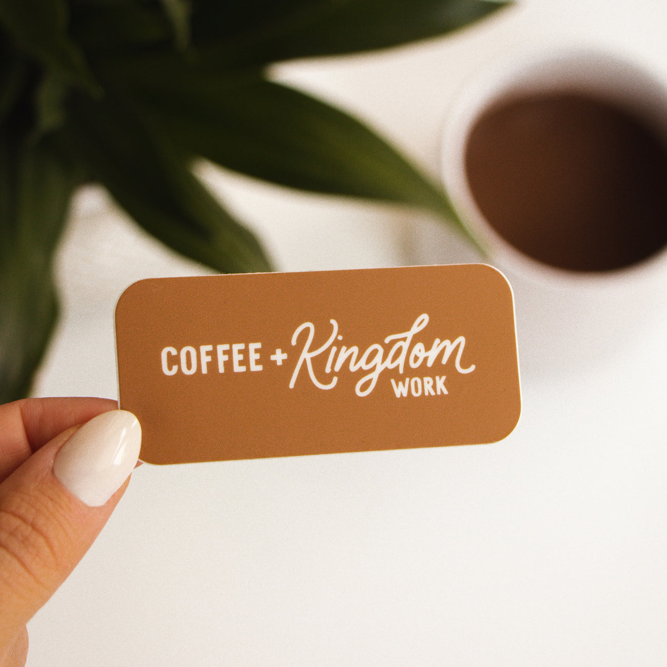 Coffee + Kingdom Work | Sticker