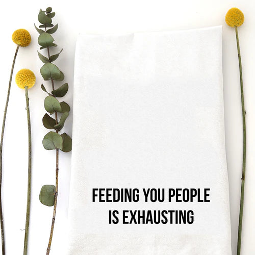 Feeding You People | Tea Towel