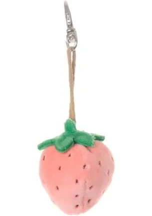 Strawberry (Red/Pink) and Cherry Bag Charms