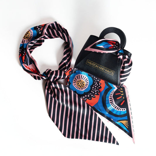 Winton and Waits - Pop Floral Accessory Scarf