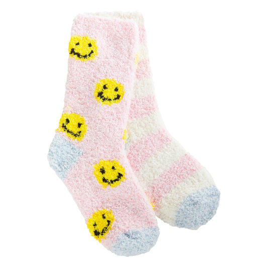 Mouse Creek - Smile & Stripe Crew Socks (12-24 mos)