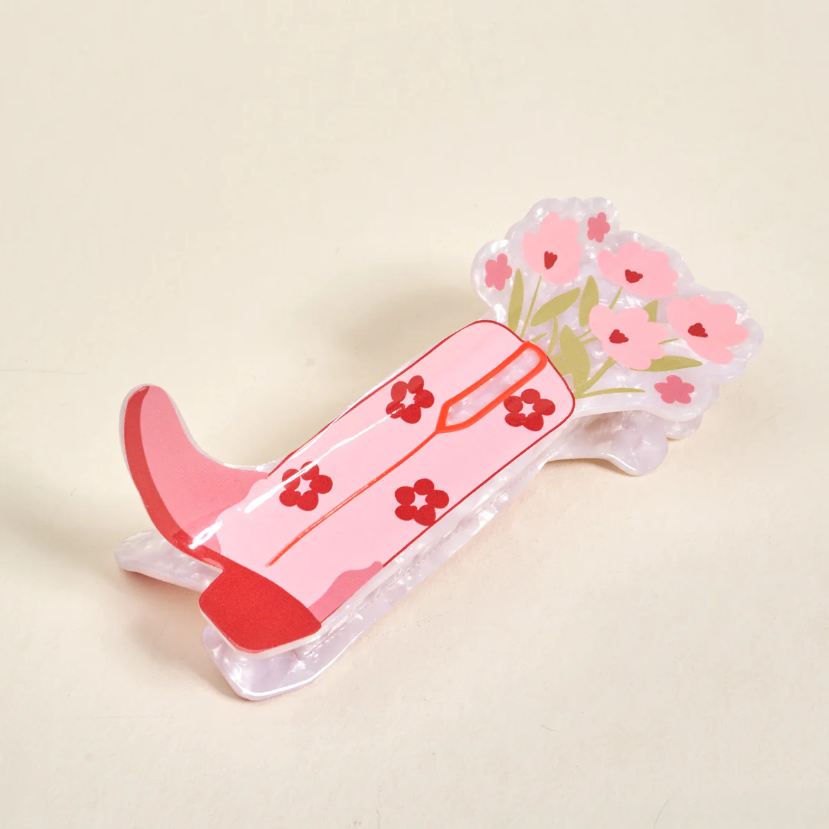 Darling Effect - Shape Up Claw Clip - Cowgirl Boot