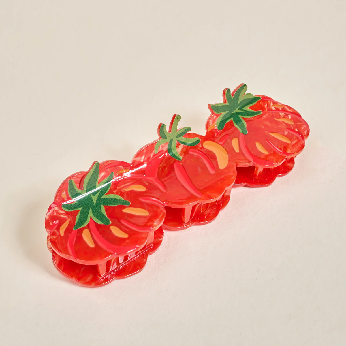 Darling Effect - Shape Up Claw Clip - Tomatoes