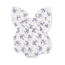 Belle Rosette Dot - V Neck Bubble