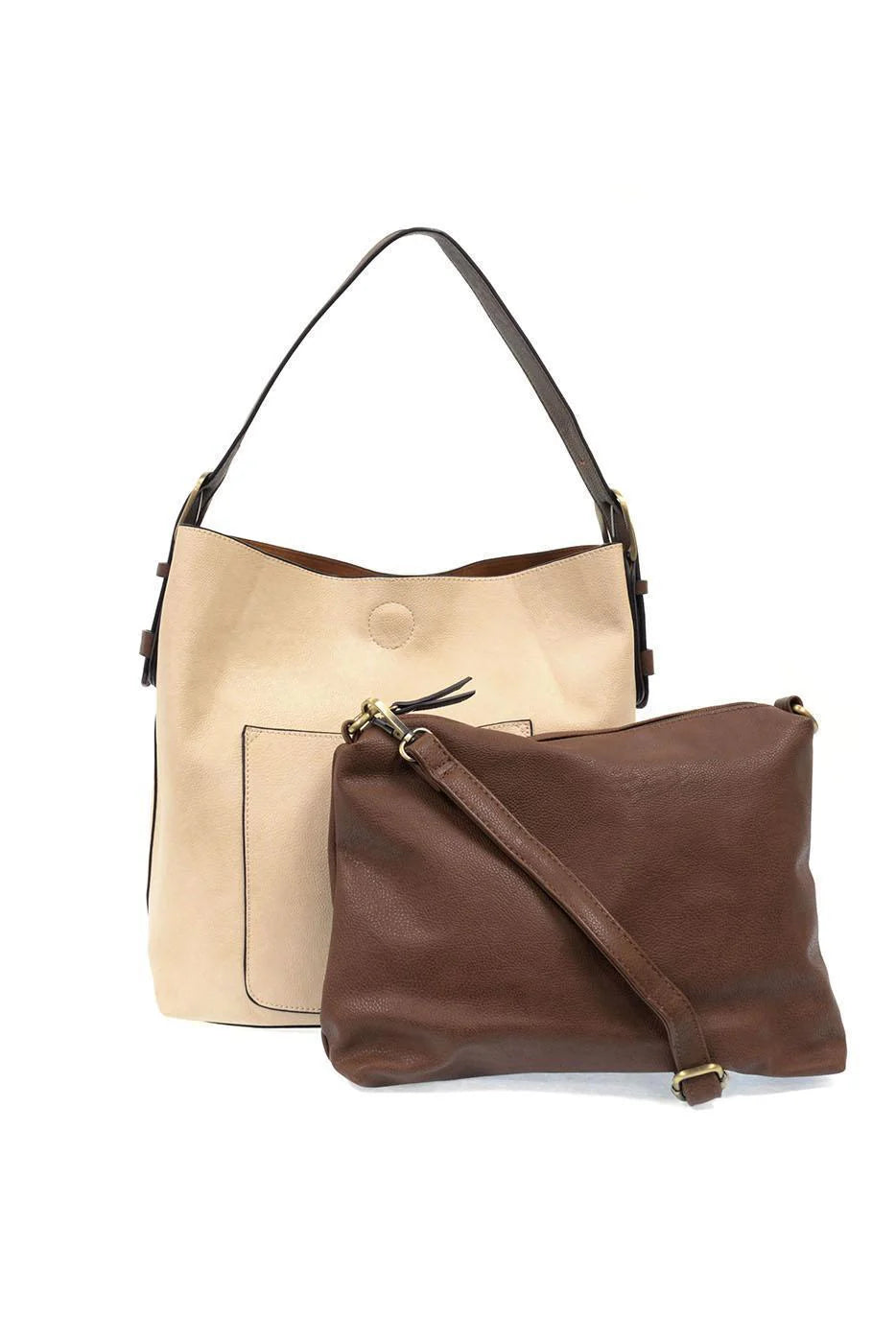 Cream Hobo Coffee Handle Handbag