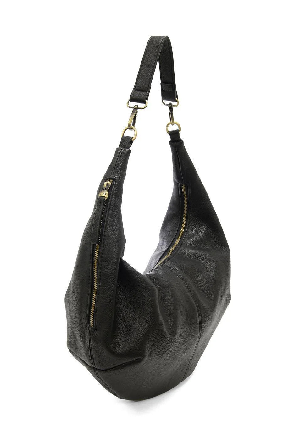 Black Rhea Slouchy Crescent Shoulder Cross