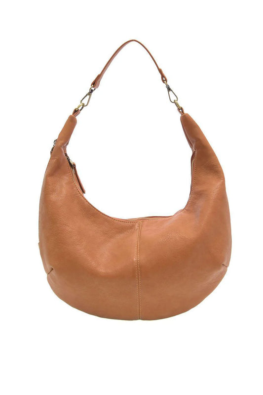 Golden Brown Rhea Slouchy Crescent Shoulder Cross