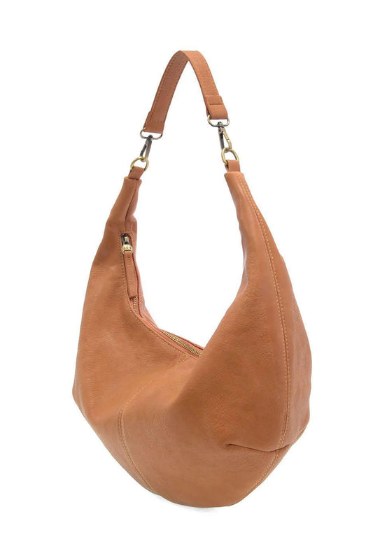 Golden Brown Rhea Slouchy Crescent Shoulder Cross
