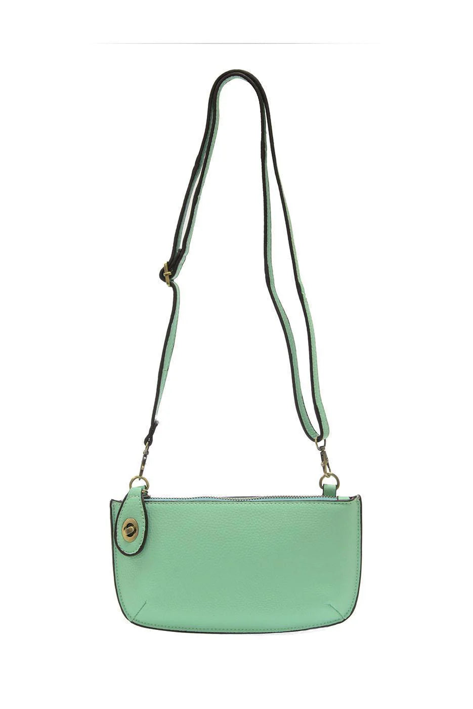 Hint of Mint Mini Crossbody Wristlet Clutch