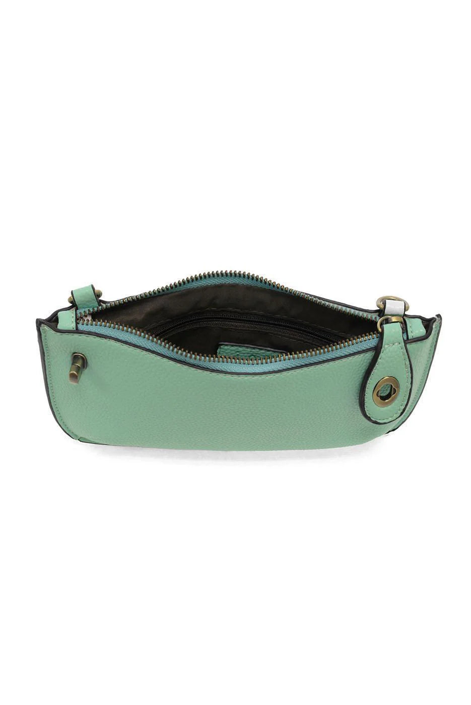Hint of Mint Mini Crossbody Wristlet Clutch