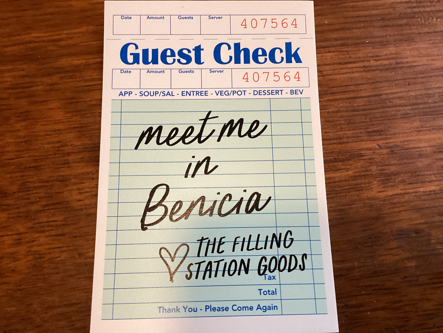 Personalized City Guest Check Sticker Decal, Custom Sticker
