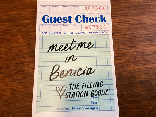 Personalized City Guest Check Sticker Decal, Custom Sticker