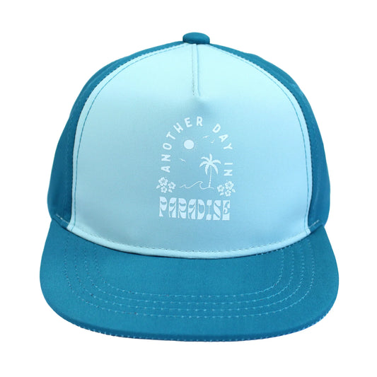 Another Day in Paradise Snapback Hat | Blue | Kids